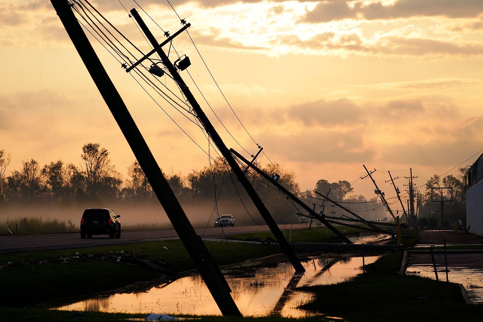 Downed power lines